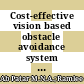 Cost-effective vision based obstacle avoidance system integrated multi array ultrasonic sensor for smart wheelchair