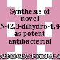 Synthesis of novel N-(2,3-dihydro-1,4-benzodioxin-6-yl)-2-{[5-(un/substituted-phenyl)-1,3,4-oxadiazol-2-yl]sulfanyl}acetamides as potent antibacterial agents