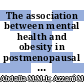 The association between mental health and obesity in postmenopausal women: A systematic review
