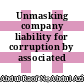 Unmasking company liability for corruption by associated persons