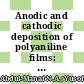 Anodic and cathodic deposition of polyaniline films: A comparison between the two methods