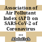 Association of Air Pollutant Index (API) on SARS-CoV-2 of Coronavirus Disease 2019 (COVID-19) in Malaysia