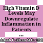 High Vitamin D Levels May Downregulate Inflammation in Patients with Behçet's Disease