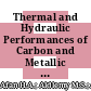 Thermal and Hydraulic Performances of Carbon and Metallic Oxides-Based Nanomaterials