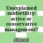 Unexplained subfertility: active or conservative management?