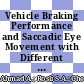 Vehicle Braking Performance and Saccadic Eye Movement with Different Illuminance Transmission Exposures in Digital Driving Simulation