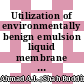 Utilization of environmentally benign emulsion liquid membrane (ELM) for cadmium extraction from aqueous solution