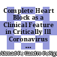 Complete Heart Block as a Clinical Feature in Critically Ill Coronavirus Disease 2019 (COVID-19) Patients: A Case Series of Three Cases