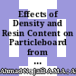 Effects of Density and Resin Content on Particleboard from Oil Palm Frond (OPF)