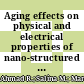 Aging effects on physical and electrical properties of nano-structured MgZnO thin films for carbon nanotube applications