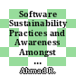 Software Sustainability Practices and Awareness Amongst Software Practitioners in Malaysia: An Exploratory Study