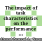 The impact of task characteristics on the performance of nursing teams