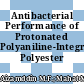 Antibacterial Performance of Protonated Polyaniline-Integrated Polyester Fabrics