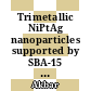 Trimetallic NiPtAg nanoparticles supported by SBA-15 for hydrogen production through hydrazine hydrate dehydrogenation reaction