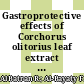 Gastroprotective effects of Corchorus olitorius leaf extract against ethanol-induced gastric mucosal hemorrhagic lesions in rats