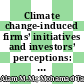 Climate change-induced firms’ initiatives and investors’ perceptions: evidence from Bursa Malaysia