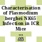 Characterisation of Plasmodium berghei NK65 Infection in ICR Mice as a Severe Malarial Infection Model