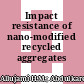Impact resistance of nano-modified recycled aggregates concrete
