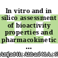 In vitro and in silico assessment of bioactivity properties and pharmacokinetic studies of new 3,5-disubstituted-1,2,4-triazoles