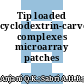 Tip loaded cyclodextrin-carvedilol complexes microarray patches