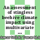 An assessment of stingless beehive climate impact using multivariate recurrent neural networks