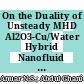 On the Duality of Unsteady MHD Al2O3-Cu/Water Hybrid Nanofluid Flow over a Stretching/Shrinking Curved Surface with Newtonian Heating
