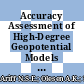 Accuracy Assessment of High-Degree Geopotential Models in Peninsular Malaysia