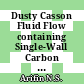 Dusty Casson Fluid Flow containing Single-Wall Carbon Nanotubes with Aligned Magnetic Field Effect over a Stretching Sheet