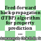 Feed-forward back-propagation (FFBP) algorithm for property prediction in friction stir spot welding of aluminium alloy