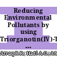 Reducing Environmental Pollutants by using Triorganotin(IV)-Tyrosine Complexes that Prolong the Life of the Polymers used in Outdoor Patios