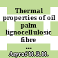 Thermal properties of oil palm lignocellulosic fibre reinforced polymer composites: a comprehensive review on thermogravimetry analysis