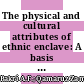 The physical and cultural attributes of ethnic enclave: A basis for conservation