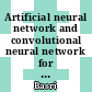 Artificial neural network and convolutional neural network for prediction of dental caries