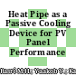 Heat Pipe as a Passive Cooling Device for PV Panel Performance Enhancement