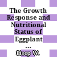 The Growth Response and Nutritional Status of Eggplant ( Solanum melongena L.) Planted in Soil Incorporated with Oyster Mushroom Waste