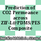 Prediction of CO2 Permeance across ZIF-L@PDMS/PES Composite Membrane