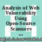 Analysis of Web Vulnerability Using Open-Source Scanners on Different Types of Small Entrepreneur Web Applications in Malaysia