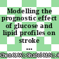 Modelling the prognostic effect of glucose and lipid profiles on stroke recurrence in Malaysia: An event-history analysis
