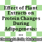Effect of Plant Extracts on Protein Changes During Adipogenesis: A Scoping Review
