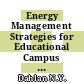 Energy Management Strategies for Educational Campus Buildings in a Virtual Power Plant Environment with Demand Response