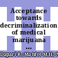 Acceptance towards decriminalization of medical marijuana among adults in Selangor, Malaysia