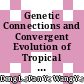 Genetic Connections and Convergent Evolution of Tropical Indigenous Peoples in Asia