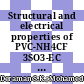 Structural and electrical properties of PVC-NH4CF 3SO3-EC Proton Conducting Electrolyte System