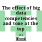 The effect of big data competencies and tone at the top on internal auditors fraud detection effectiveness