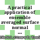 A practical application of ensemble averaged surface normal impedance measured in situ