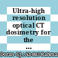 Ultra-high resolution optical CT dosimetry for the visualisation of synchrotron microbeam therapy doses