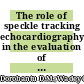 The role of speckle tracking echocardiography in the evaluation of common inherited cardiomyopathies in children and adolescents: A systematic review