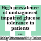 High prevalence of undiagnosed impaired glucose tolerance in patients with rheumatoid arthritis