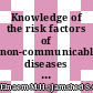 Knowledge of the risk factors of non-communicable diseases (NCDs) among pharmacy students: findings from a Malaysian University