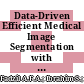 Data-Driven Efficient Medical Image Segmentation with Object-Oriented Deep Neural Networks